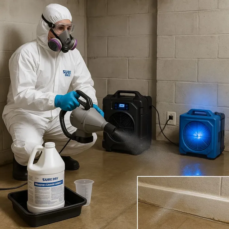 Sanitization and Odor Removal process in Riverside, OH